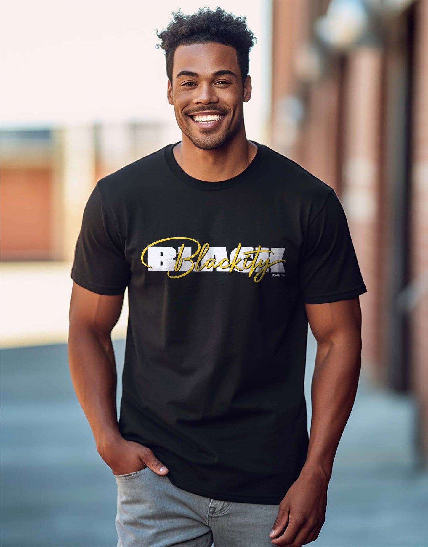 Blackity Black Men's Classic Modern Fit T-Shirt