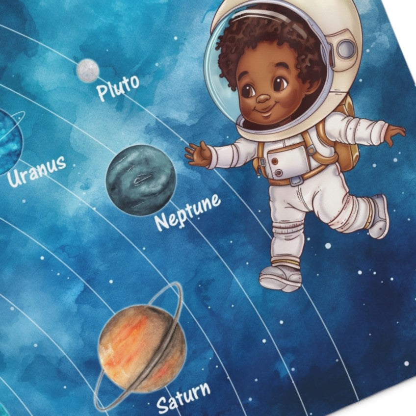 Galactic Explorer Boy's Wall Tapestry