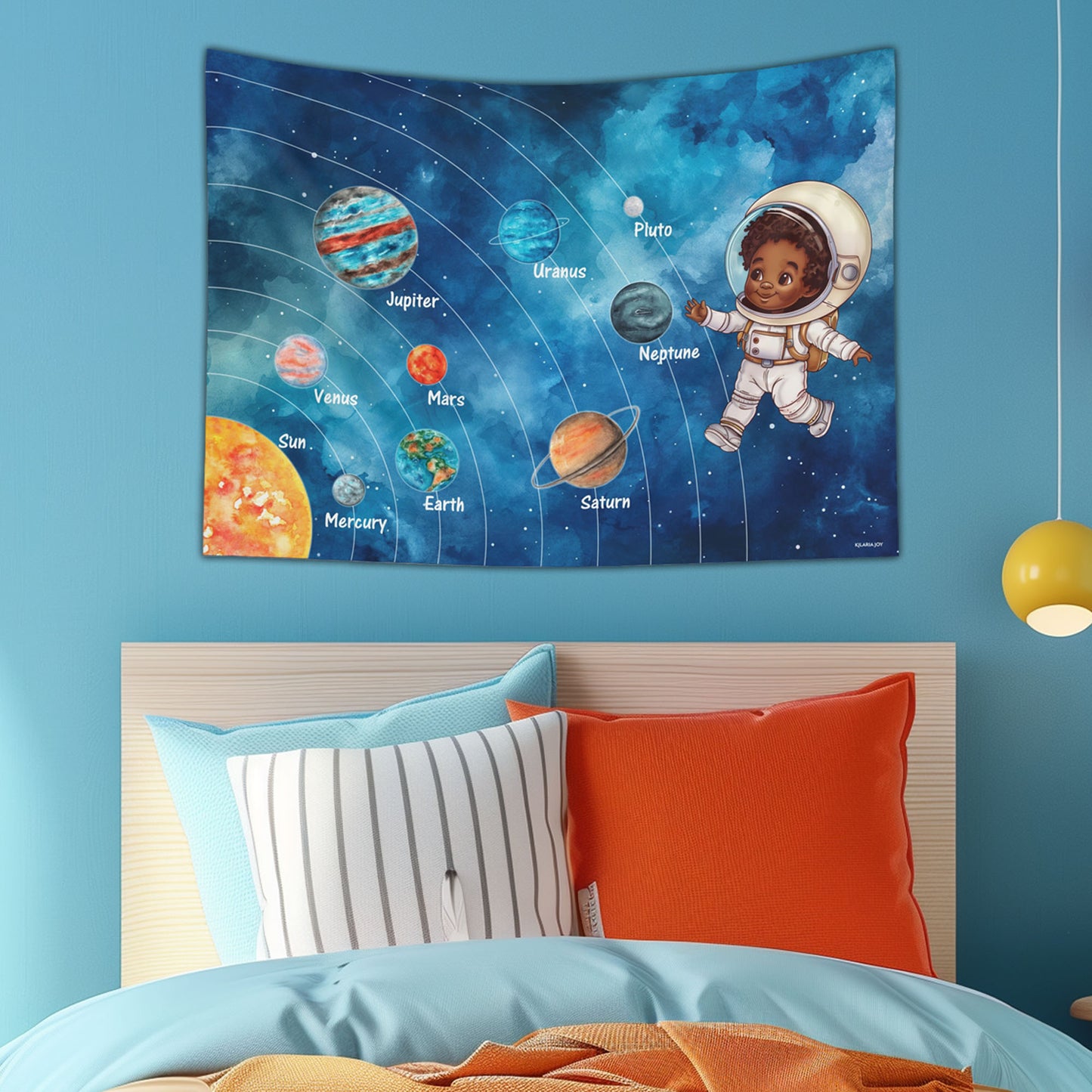 Galactic Explorer Boy's Wall Tapestry