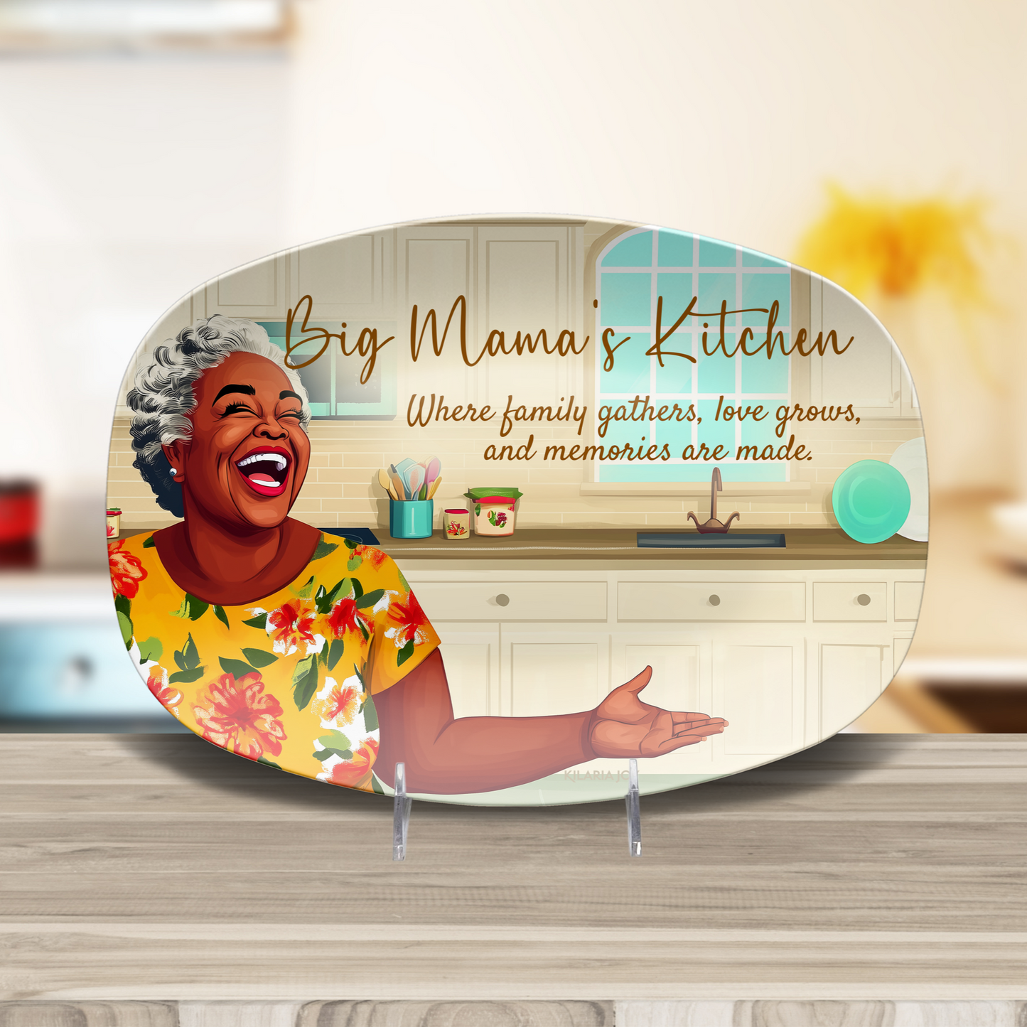 Love Grows Here Personalized Large Serving Platter