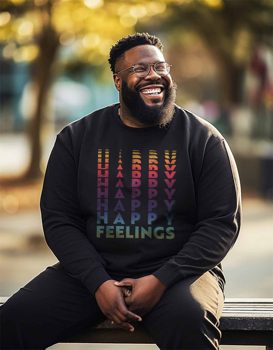 Happy Feelings Men's Classic Fit Sweatshirt