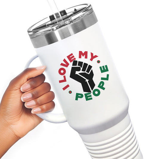 Love My People Insulated Travel Mug, 40oz