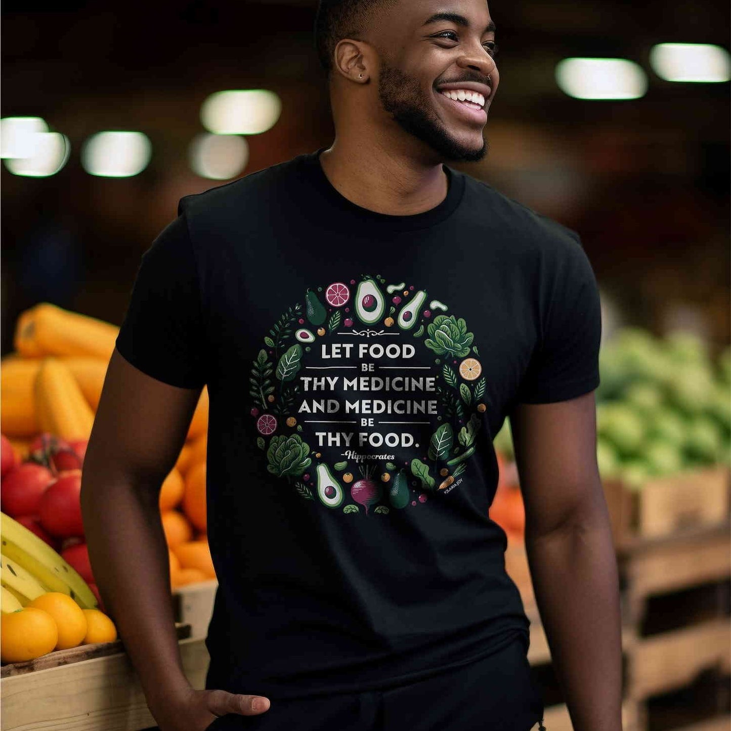 Food Be Thy Medicine Men's Classic Modern Fit T-Shirt