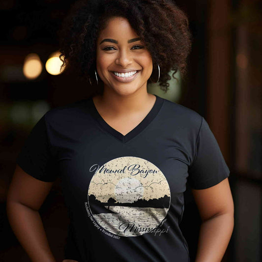 Mound Bayou Women's Premium V-neck T-shirt