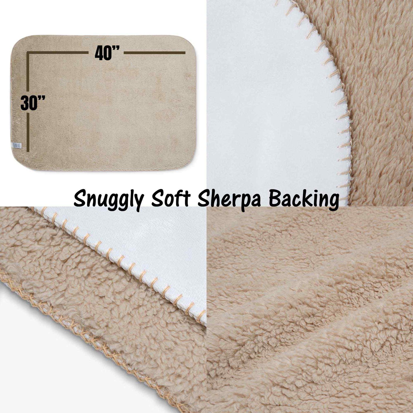 Fluttering Joy Snuggly Sherpa Baby Blanket, 40"x30"