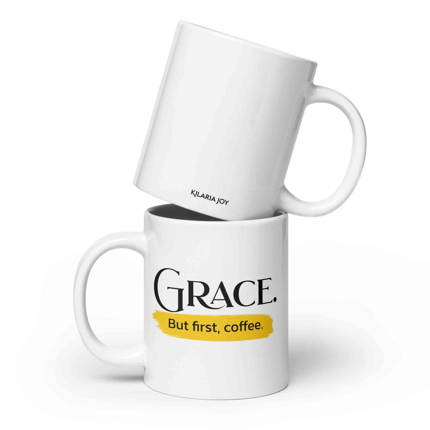 Grace. But first, Coffee Mug (11oz, 15oz, 20oz)