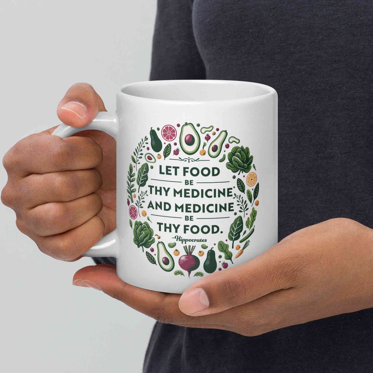 Food Be Thy Medicine Mug (11oz, 15oz, 20oz)