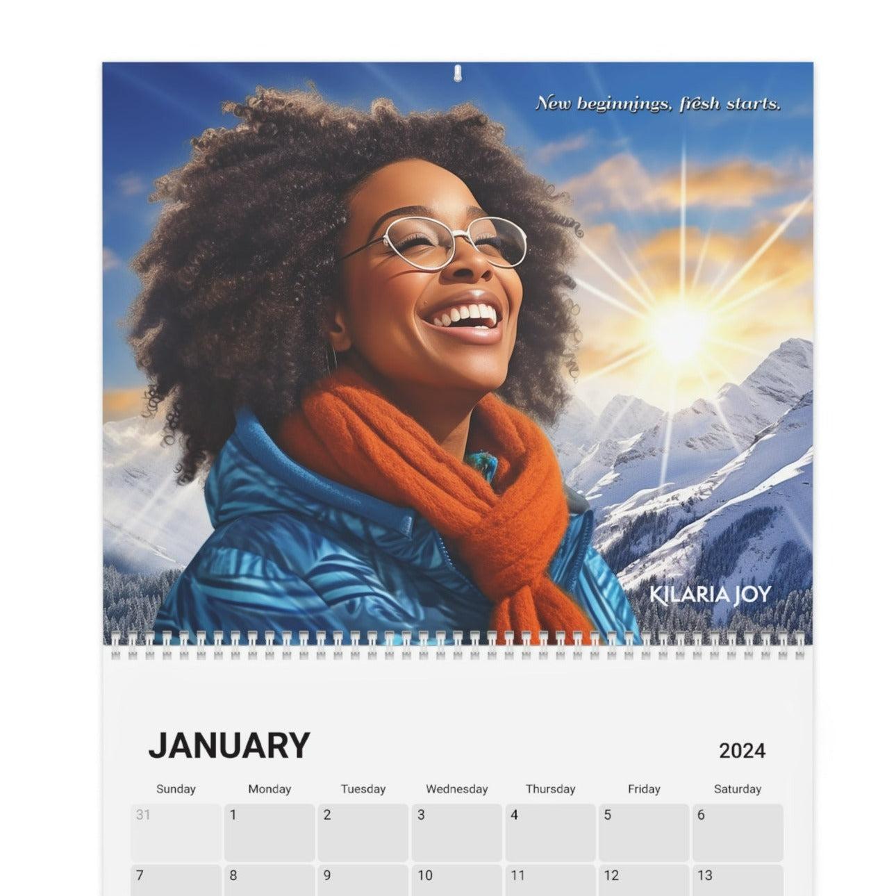 Seasons Wall Calendar (2024)